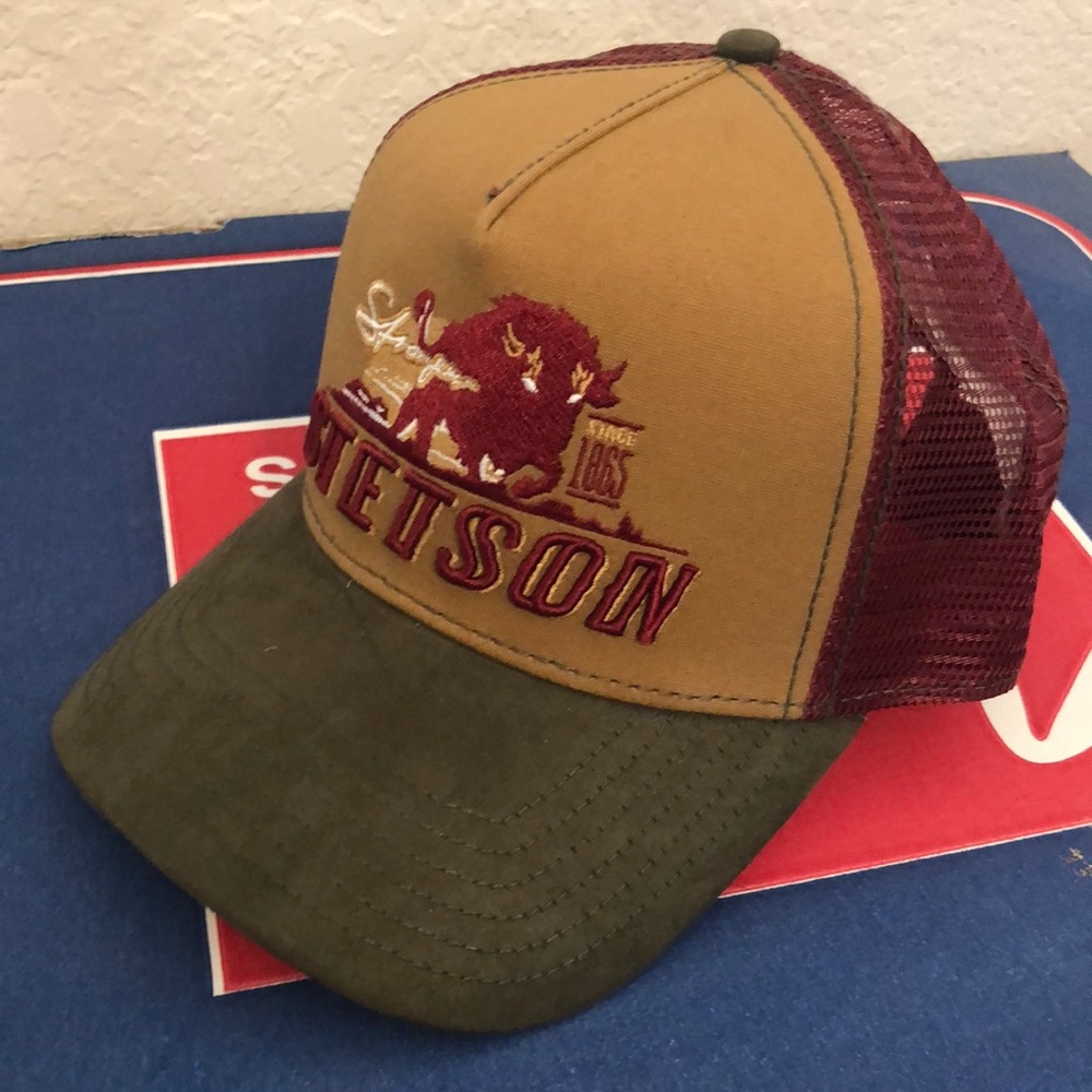 Stetson trucker hat snap back